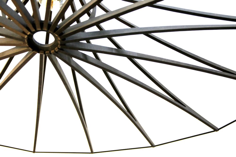 Design objects - SINGING BLACK XL pendant lamp D160cm - RIF LUMINAIRES