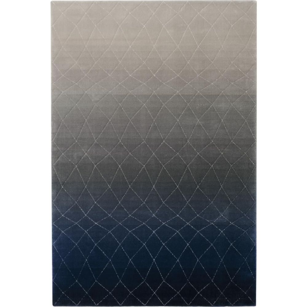 Bespoke carpets - Cobalt Moonlight Ocean Rug - FERREIRA DE SÁ RUGS