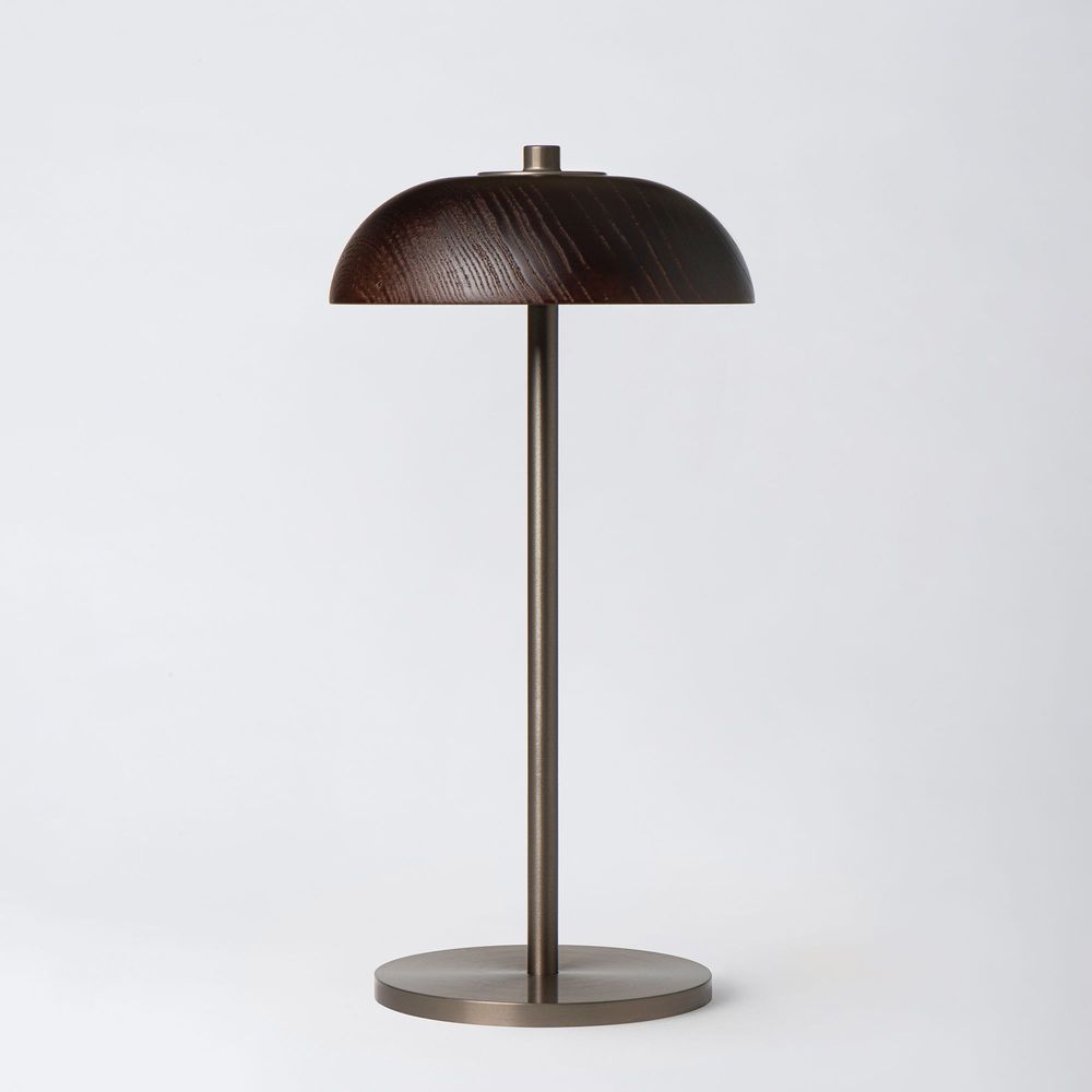 Wireless lamps - Cordless lamp BOLACHA Smoke silver - HISLE