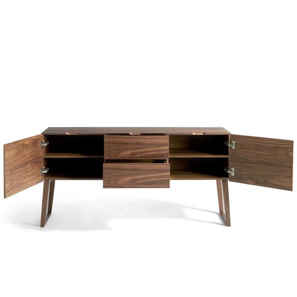 Sideboards - Walnut wood sideboard model - ANGEL CERDÁ