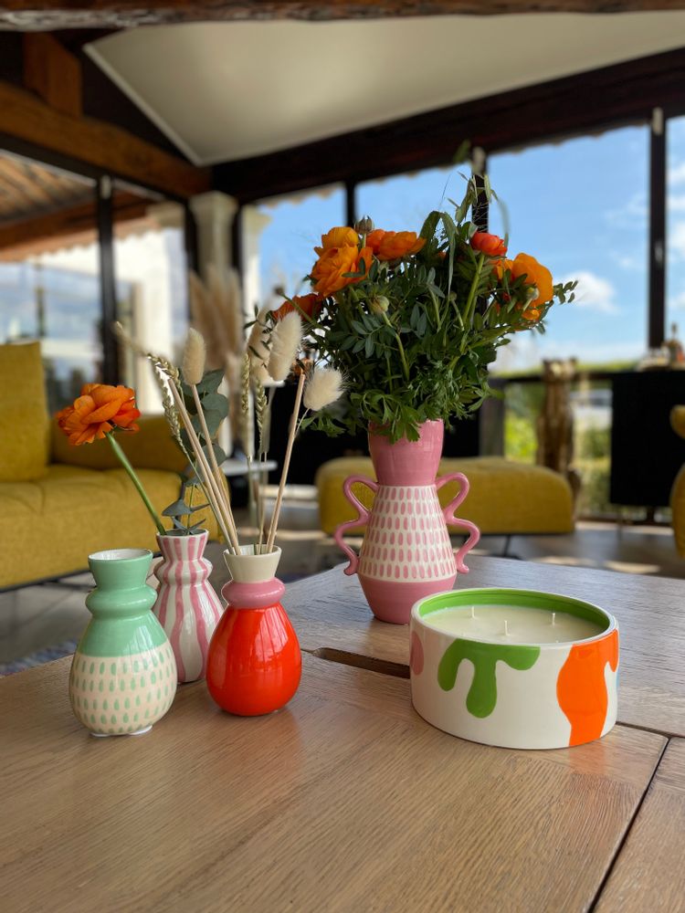 Decorative objects - AIX-EN-PROVENCE MULTICOLOURED CANDLE - CONFIDENCES PROVENCE