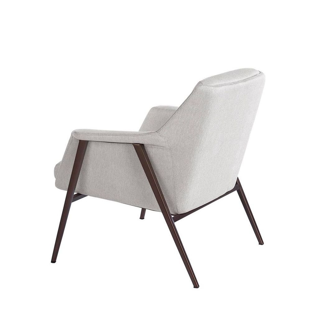 Fauteuils - Fauteuil tapissé en tissu blanc - ANGEL CERDÁ