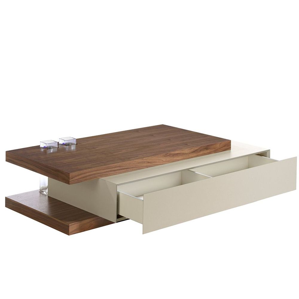 Coffee tables - Coffee table mist and walnut - ANGEL CERDÁ