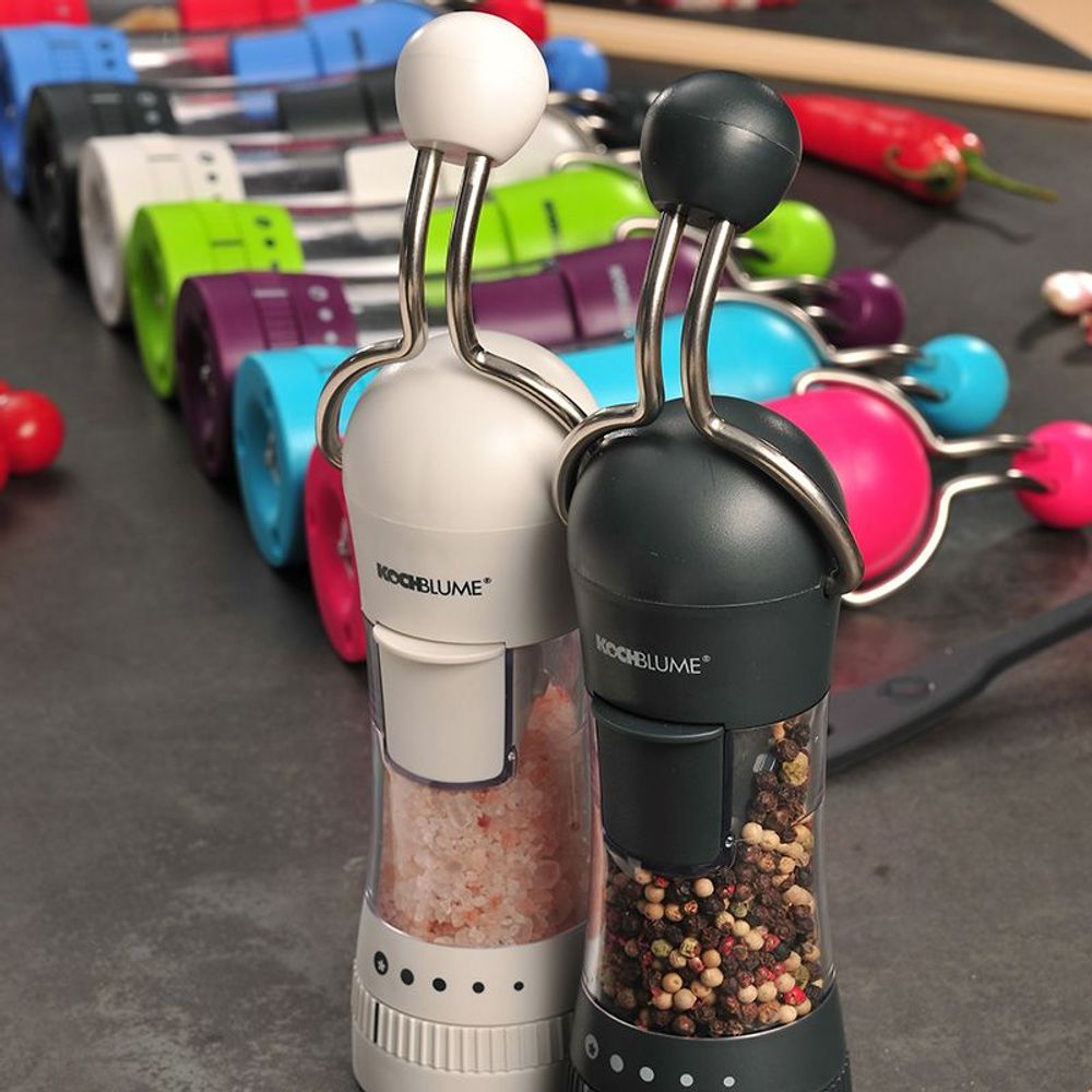 Spice grinders - Spice mill with silicone base — Kochblume - COOKJENY