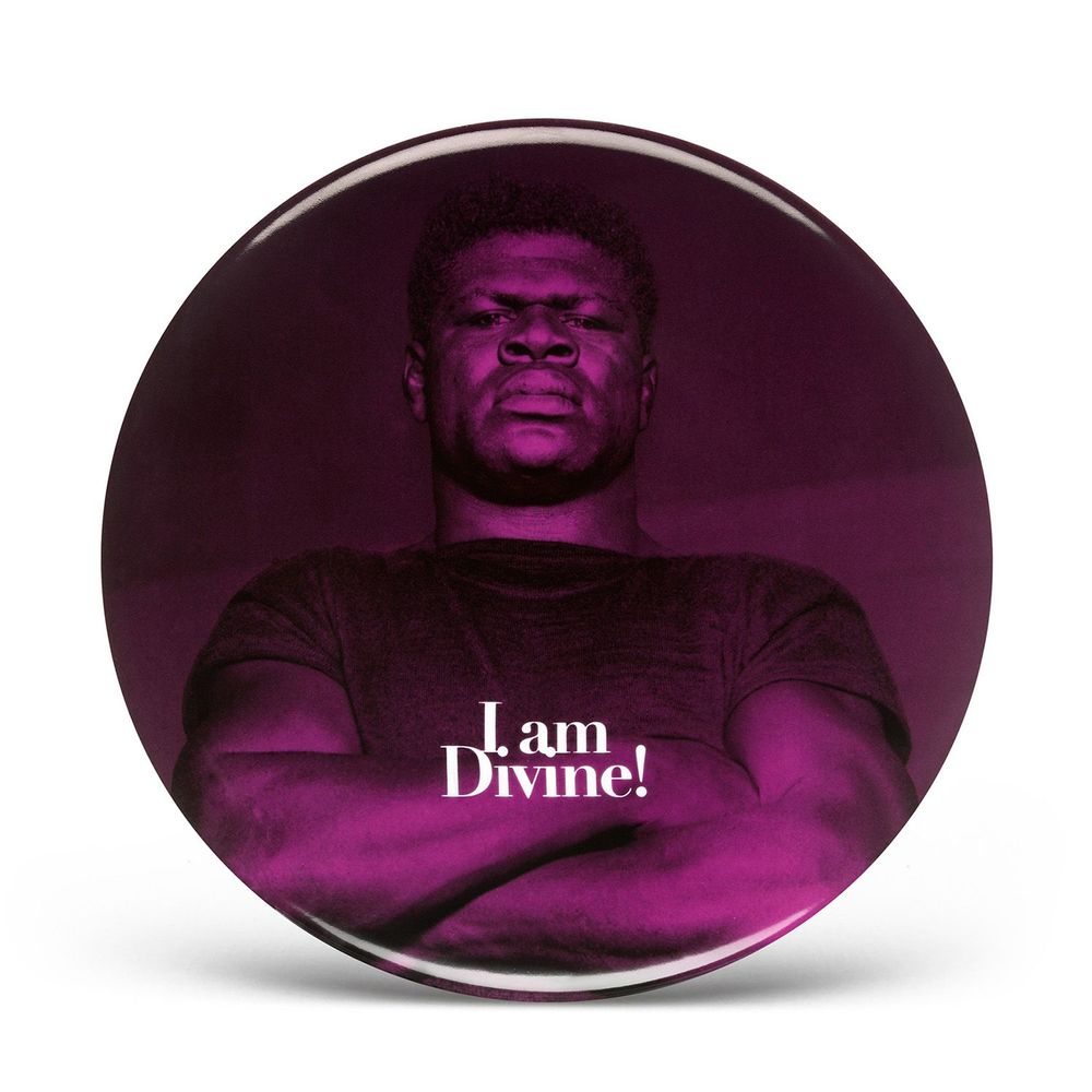 Decorative objects - Porcelain Plate “I am Divine!” - LOOL