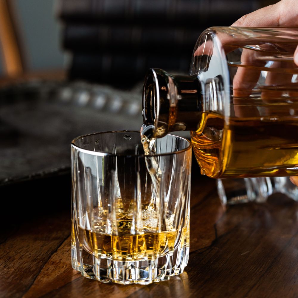 Cristallerie - Verres à whisky en cristal taillé Eterna - ensemble de 2 - LEONE DI FIUME