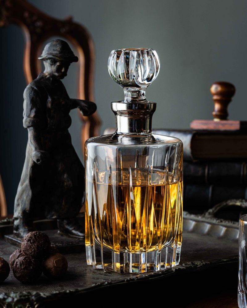 Cristallerie - Verres à whisky en cristal taillé Eterna - ensemble de 2 - LEONE DI FIUME