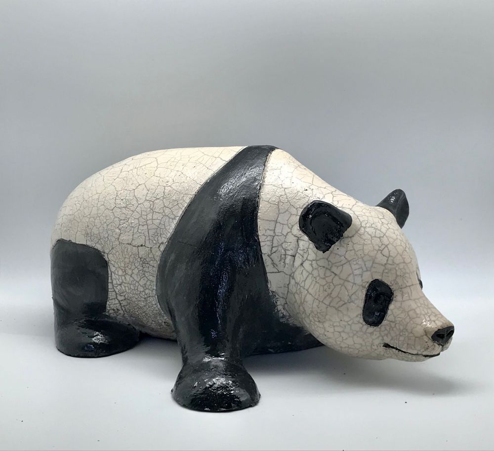 Unique pieces - PANDA SCULPTURE ON THE BACK - NICOLE DORAY S