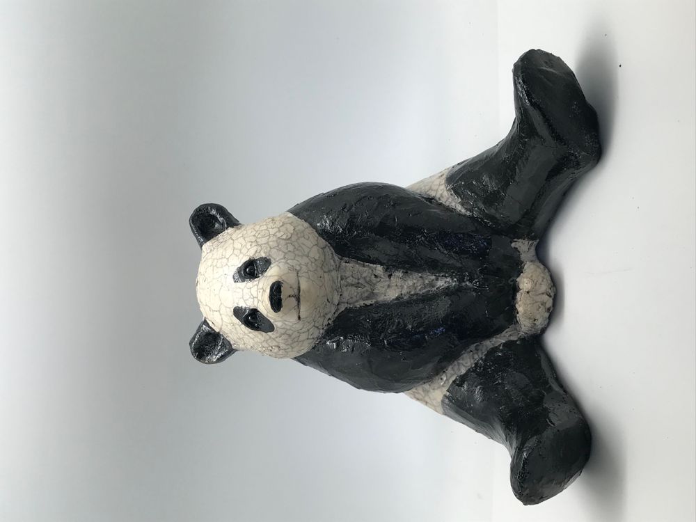 Unique pieces - PANDA SCULPTURE ON THE BACK - NICOLE DORAY S
