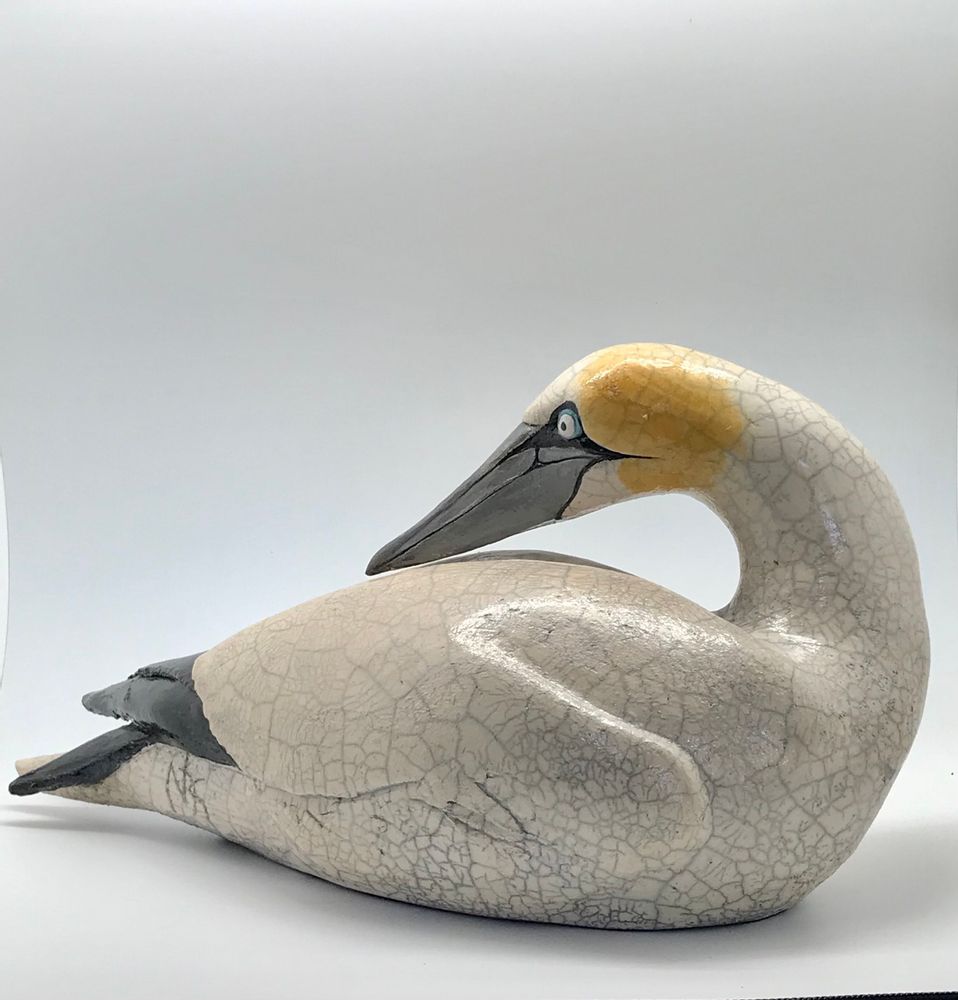 Ceramic - CRAZY GANNET SCULPTURE - NICOLE DORAY S