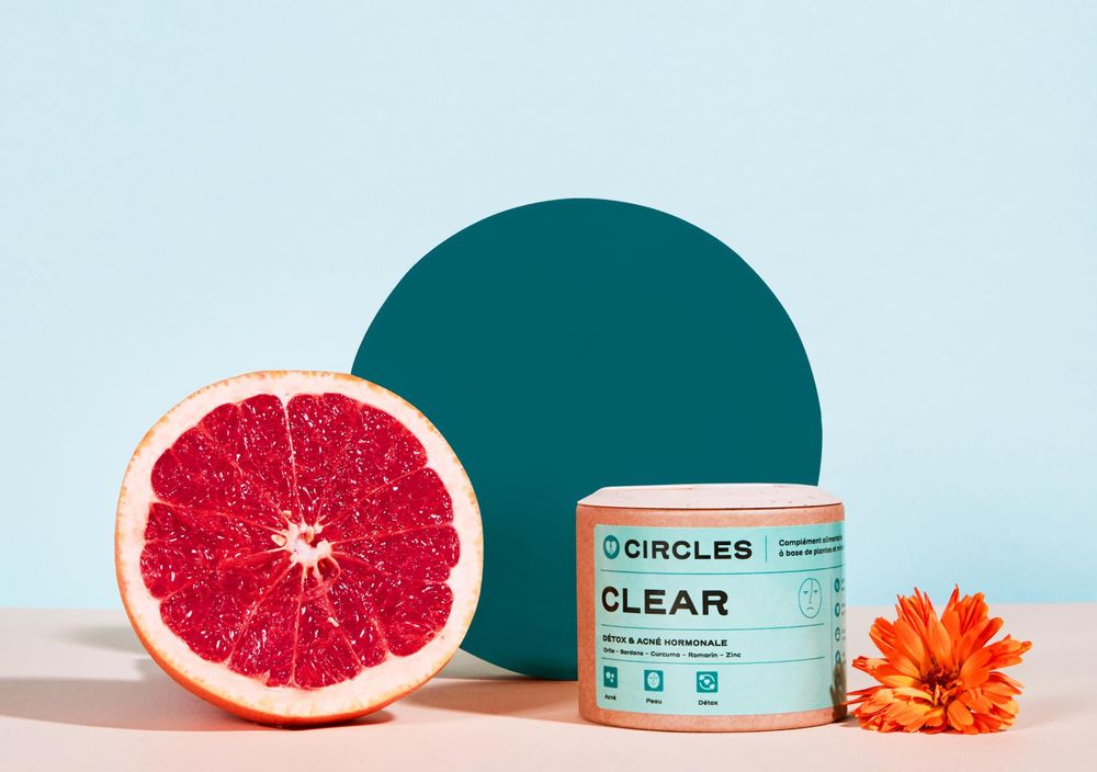 Cosmétiques - CLEAR • Détox & acné hormonale - CIRCLES - BIEN-ÊTRE FÉMININ