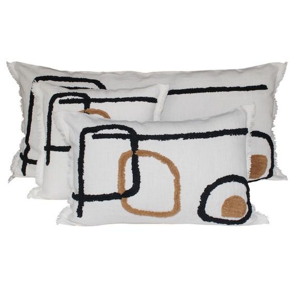 Fabric cushions - TIKRI cushion & comforter - HAOMY