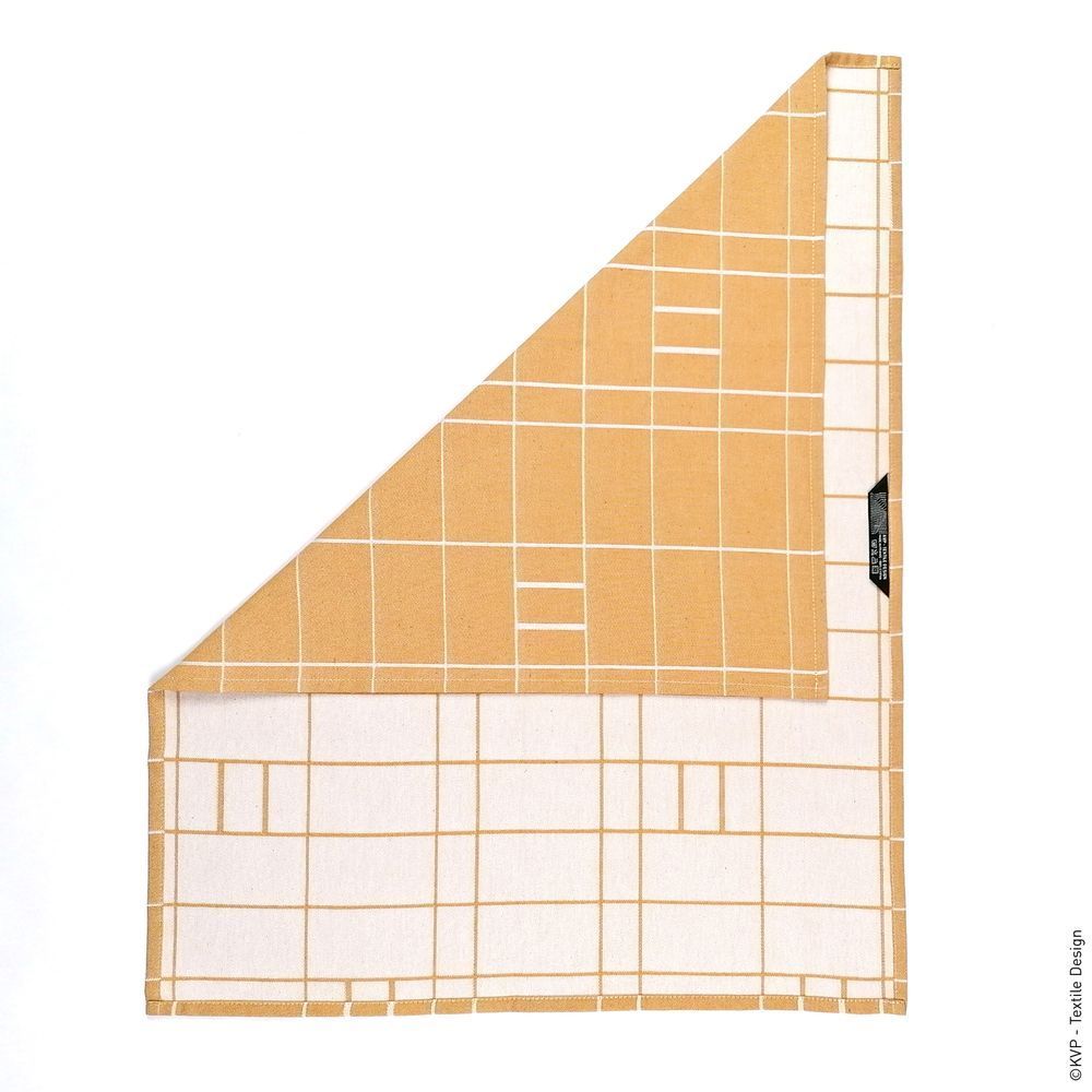 Tea towel - Tea towels - KVP - Textile Design - BLENDER - BLOCK WINDOW - GRID - BELGIUM IS DESIGN