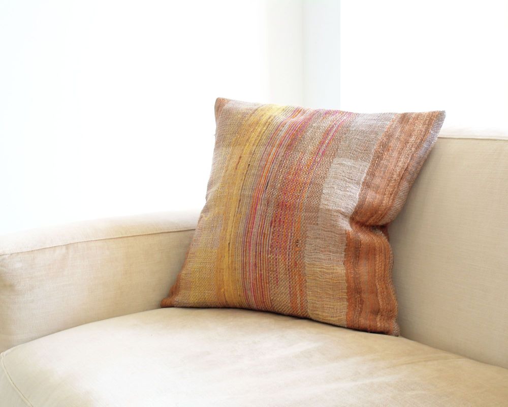 Cushions - June cushion cover LINEN & SILK - ML FABRICS