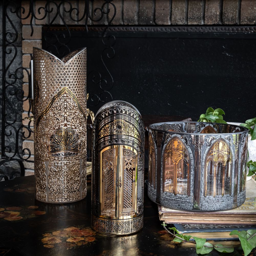 Vases - Golden crystal vase - Graziosa - LEONE DI FIUME