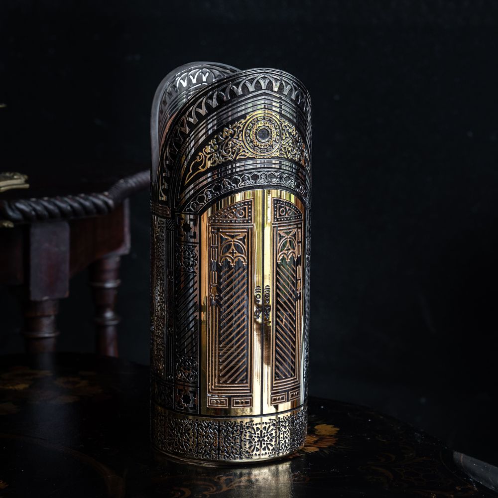 Vases - Golden crystal vase - Graziosa - LEONE DI FIUME