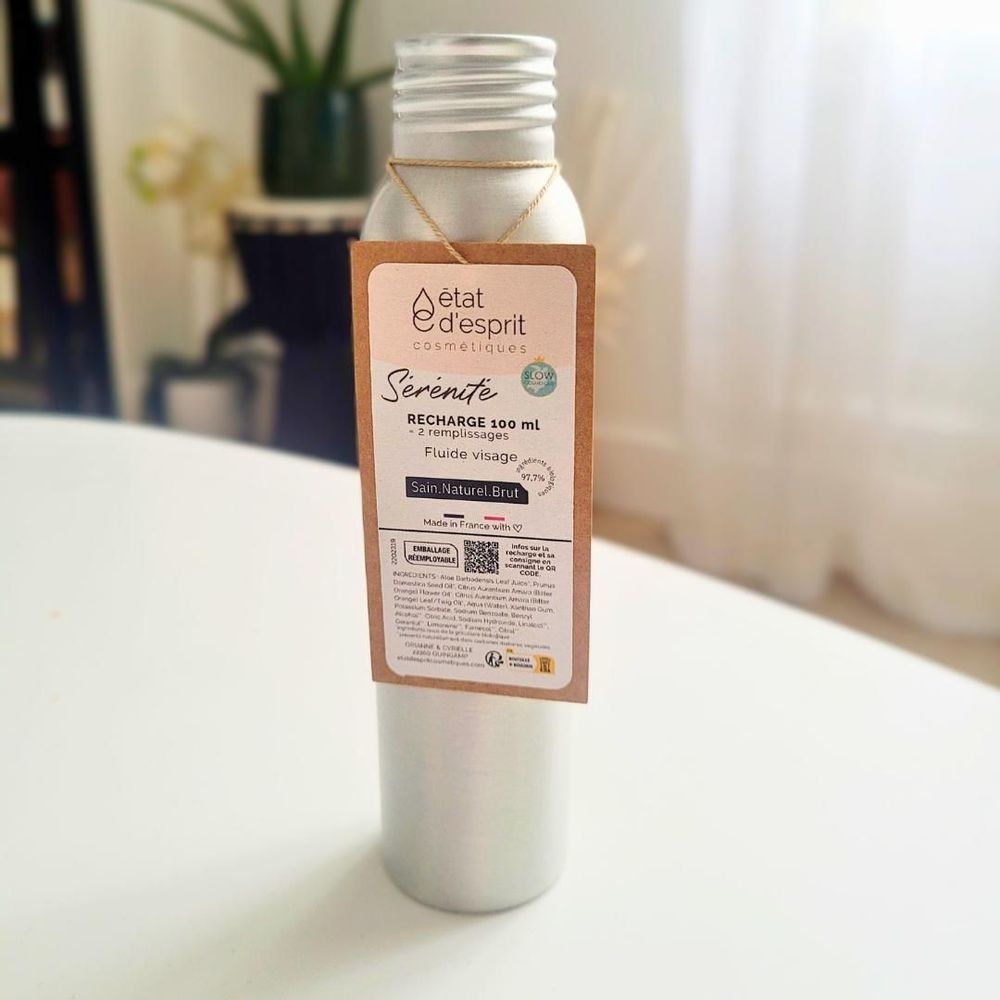 Beauty products - Regenerating and relaxing Serenity Facial Fluid Refill - Zero plastic - ÉTAT D'ESPRIT