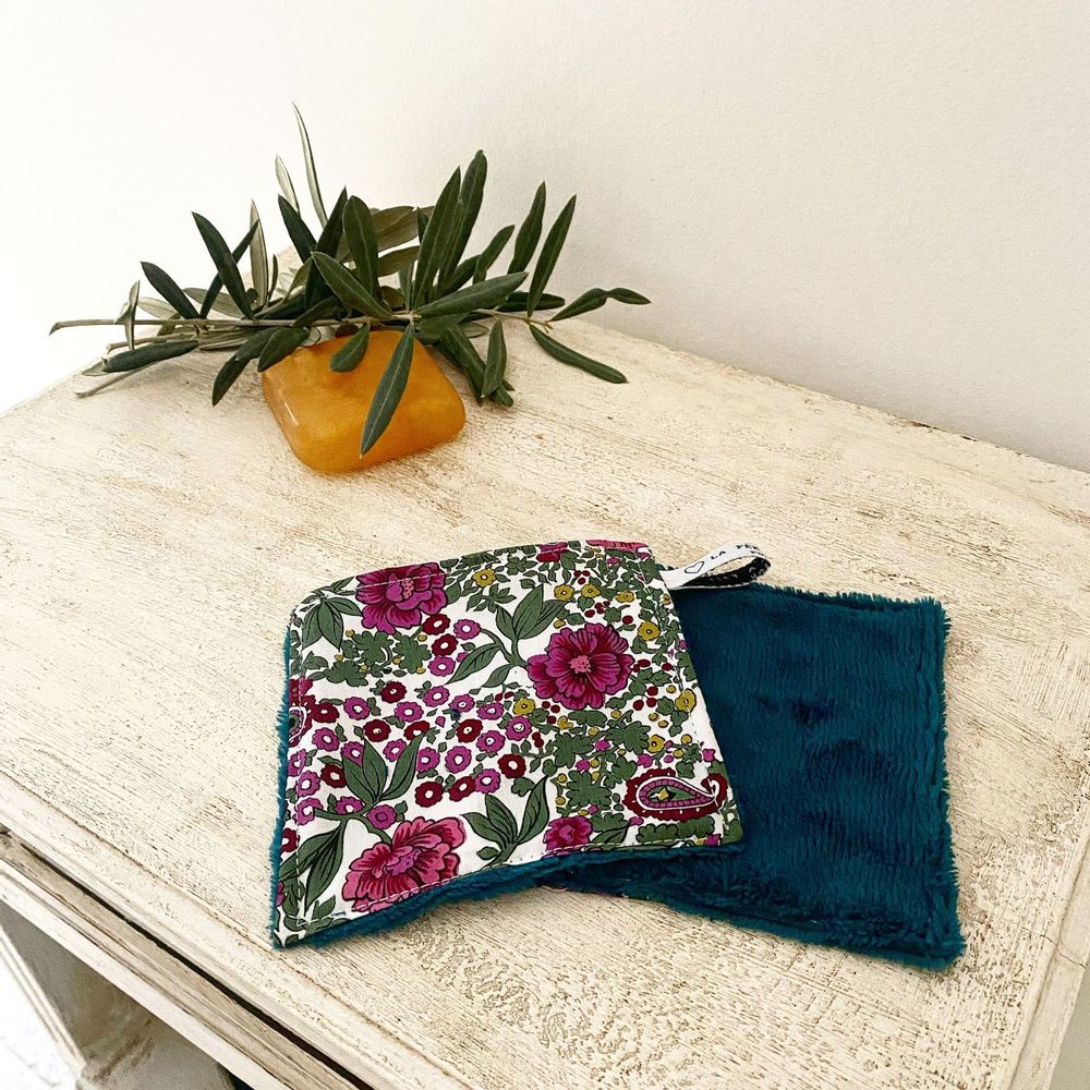 Other bath linens - Upcycled washable makeup remover cotton - LA FÉE L'A FAIT