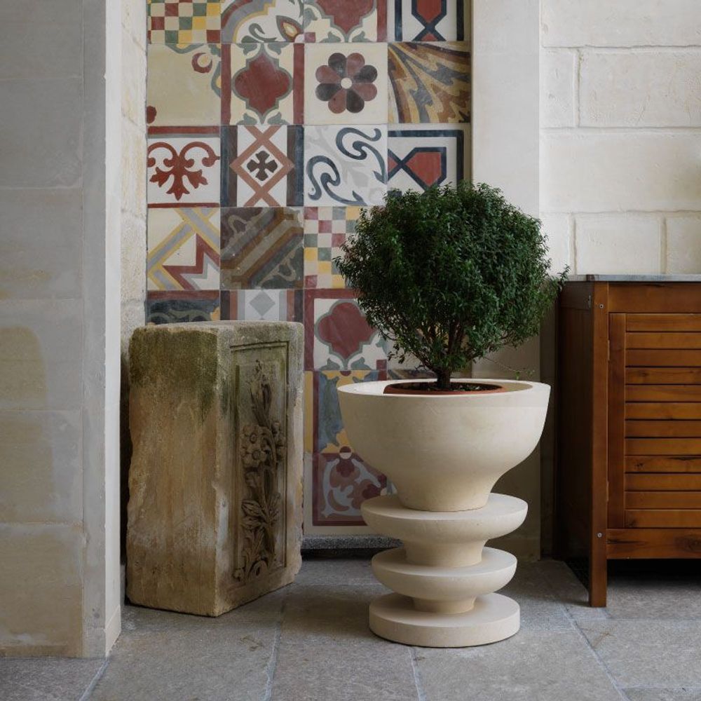 Vases - Ondulation -vase - PIMAR ITALIAN LIMESTONE SPECIALIST