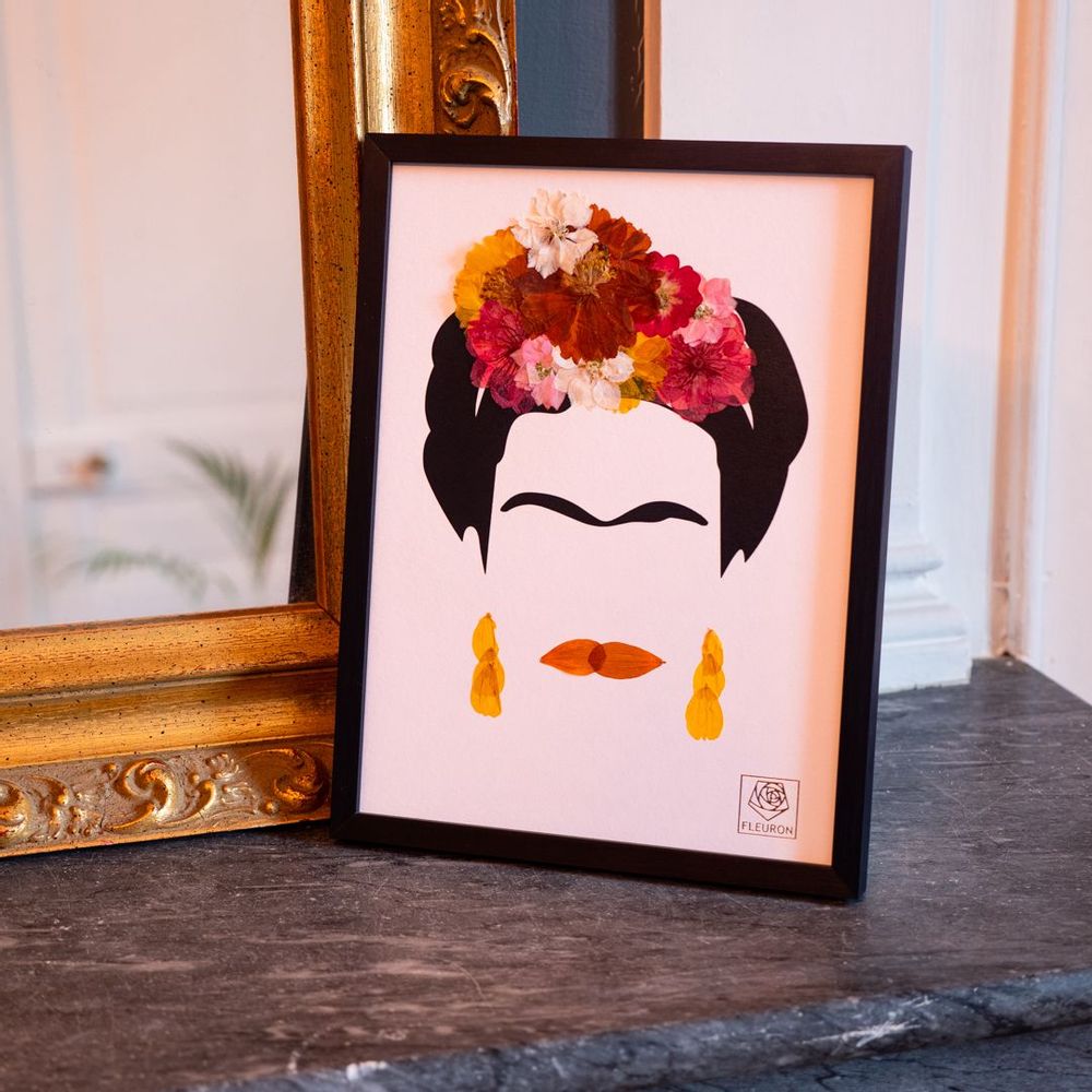 Objets design - Frida - Herbier de fleurs séchées - FLEURON