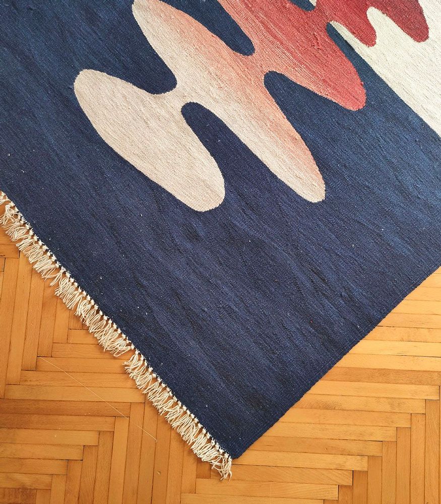 Design carpets - Inner Reflection Handwoven Kilim Rug - STUDIO POTATO