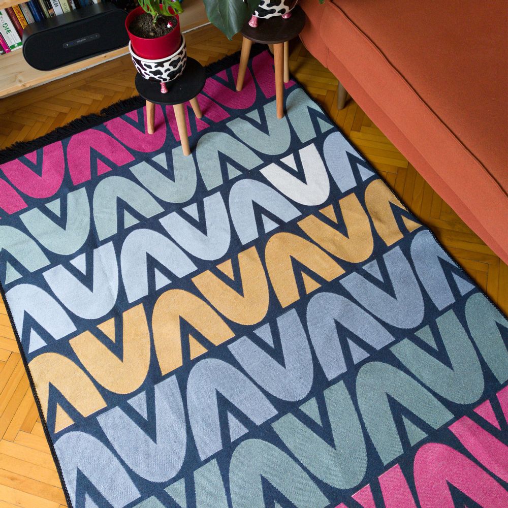 Design carpets - Flip Recycled Kilim Rug - STUDIO POTATO