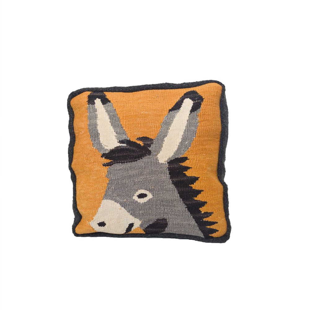 Cushions - Donkey Handwoven Throw Pillow - STUDIO POTATO