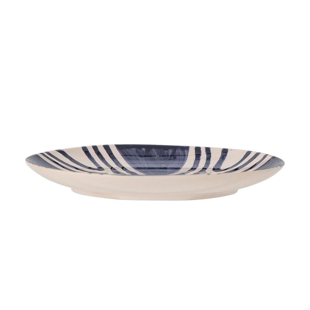 Everyday plates - Shama Plate, Blue, Stoneware - BLOOMINGVILLE