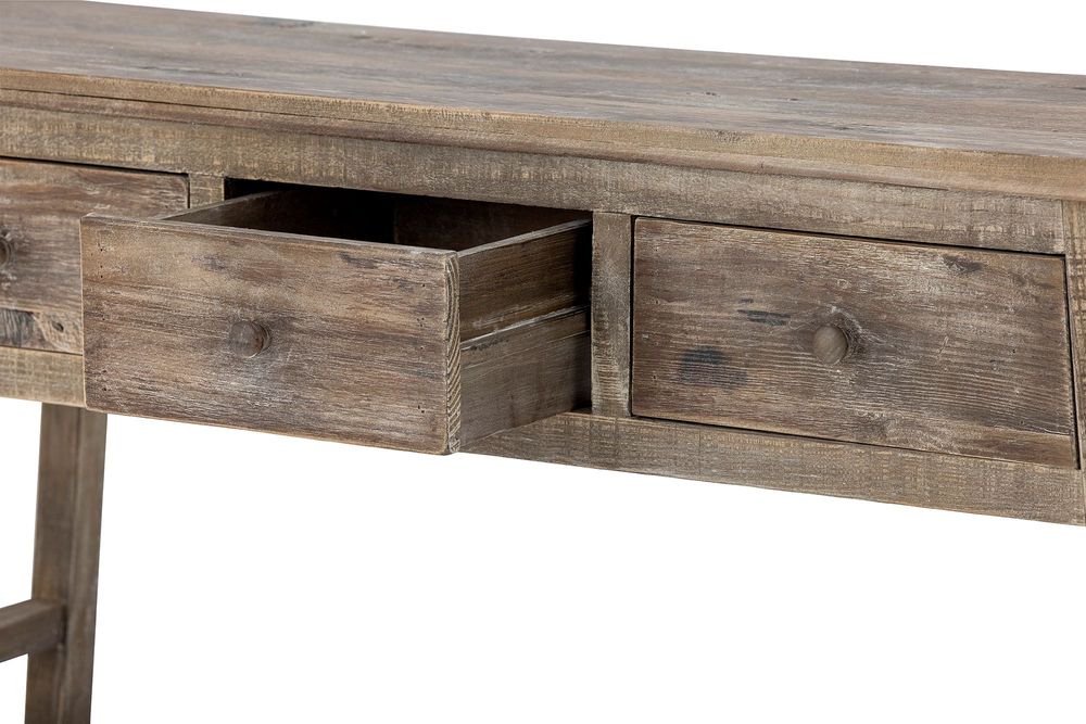 Chests of drawers - Camden Console Table, Nature, Reclaimed Pine Wood - CREATIVE COLLECTION