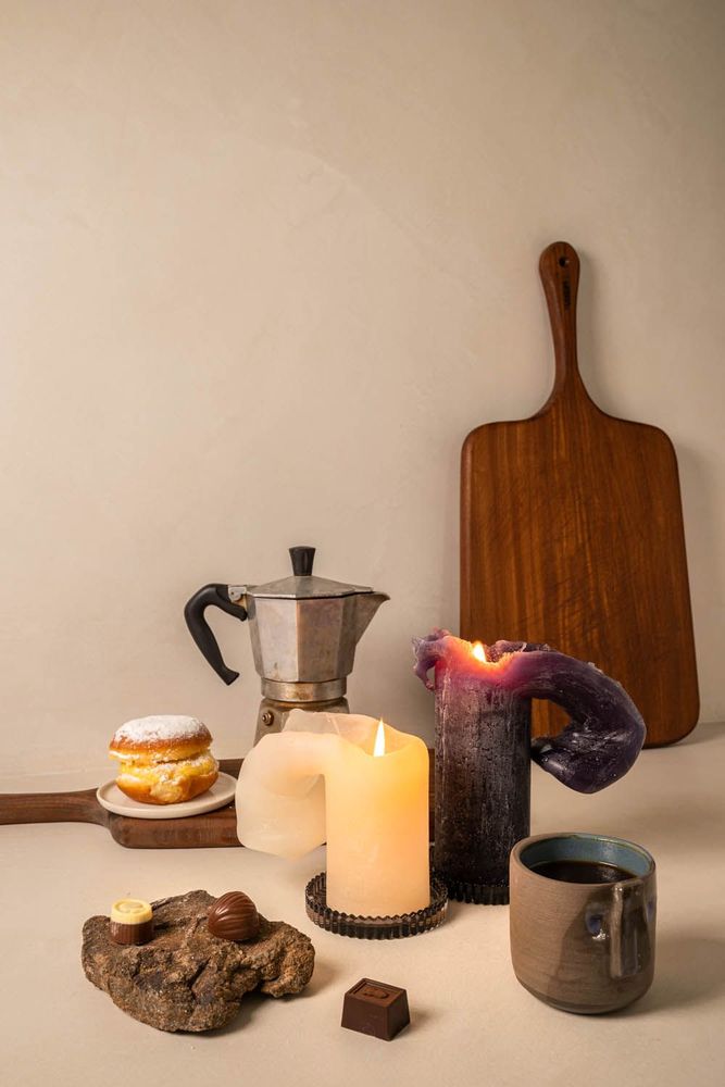 Bougies - Bougie Glacé - set de trois - BIKA CANDLES - MARIA BUYTAERT