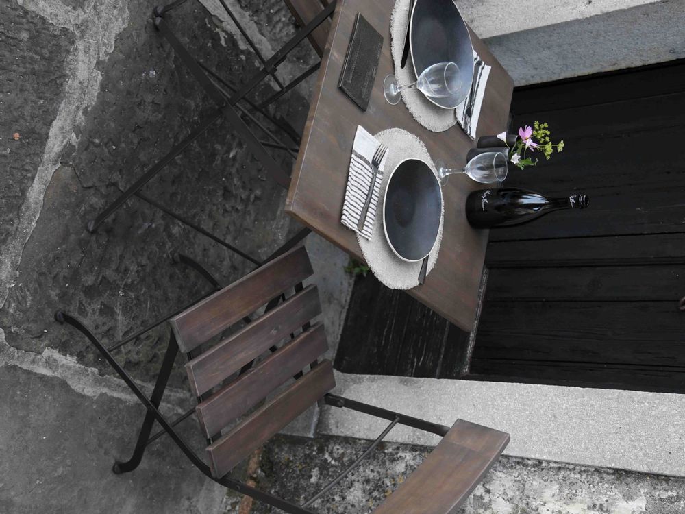 Meubles de cuisines - Set d'un table et deux chaises bistrot - FIORIRA UN GIARDINO SRL