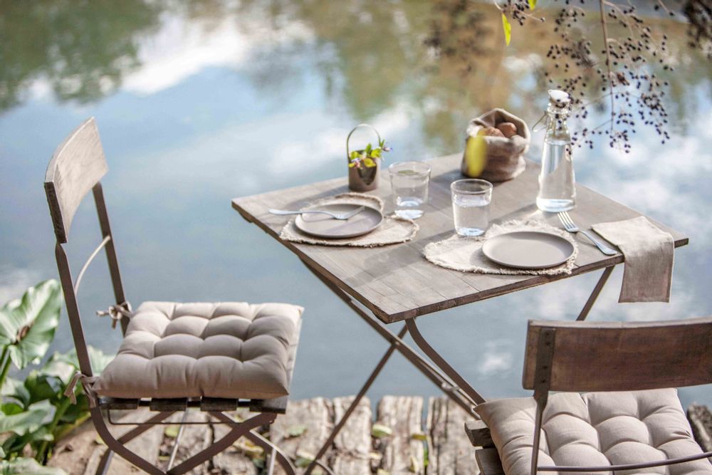 Meubles de cuisines - Set d'un table et deux chaises bistrot - FIORIRA UN GIARDINO SRL