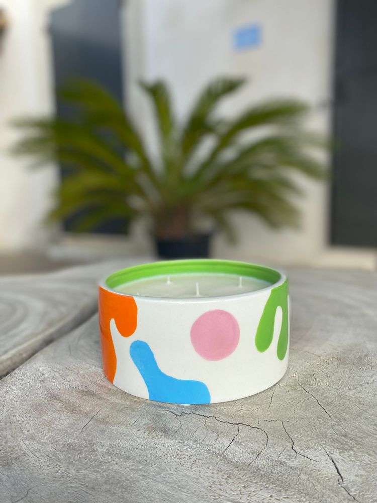 Decorative objects - AIX-EN-PROVENCE MULTICOLOURED CANDLE - CONFIDENCES PROVENCE