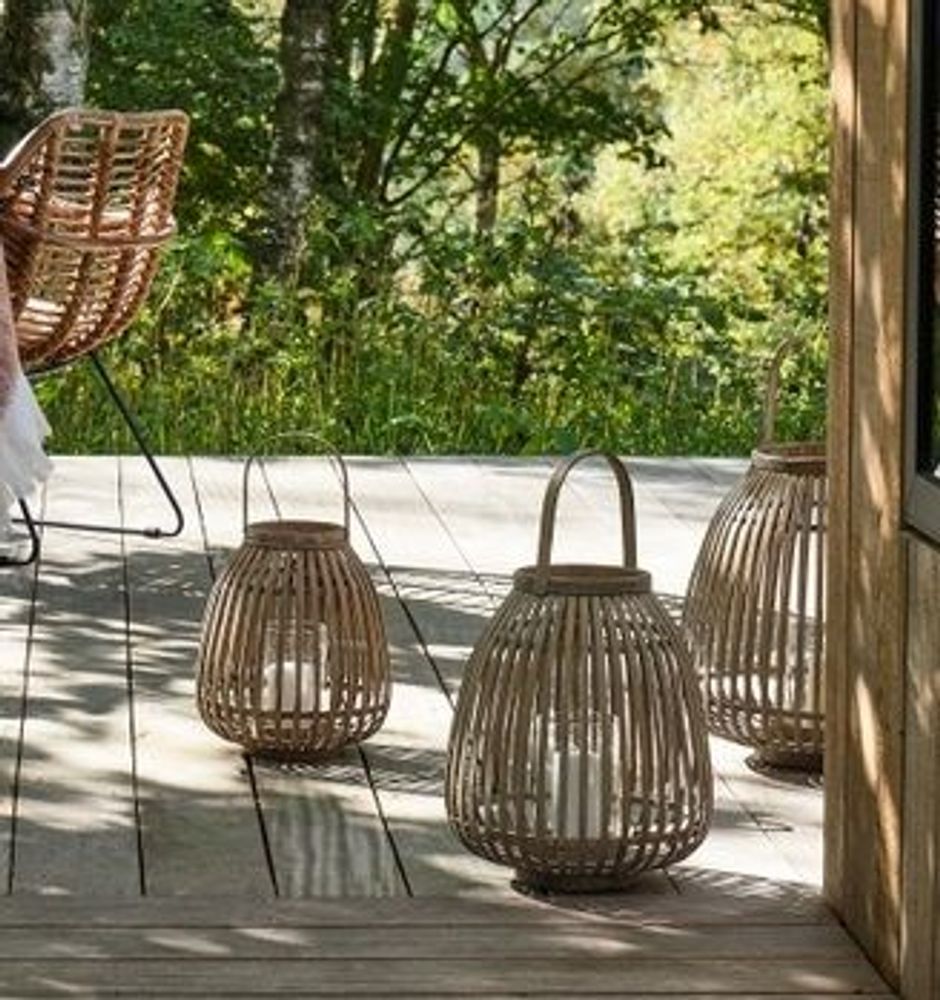 Objets de décoration - Lanterne Bambou D25 H30 Nature - VILLA COLLECTION DENMARK