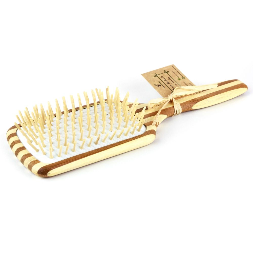 Accessoires cheveux - Brosse à cheveux "Large" en bambou - CAP BAMBOU