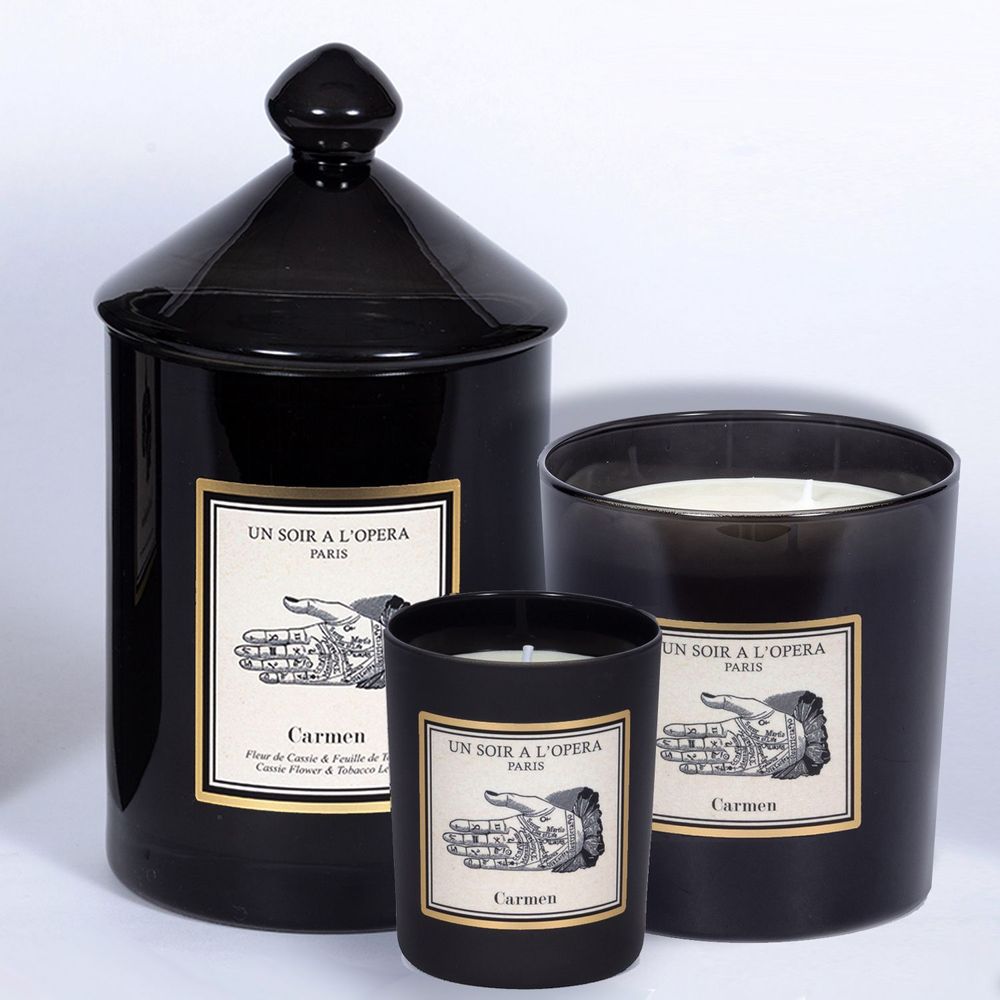 Decorative objects - CARMEN - 100% VEGETABLE WAX SCENTED CANDLE - MEDIUM - UN SOIR A L'OPERA