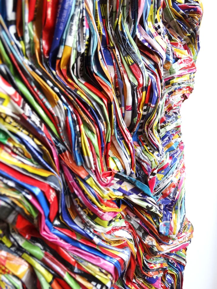 Unique pieces - Sculpture recycled paper TRANS - HELENE SIELLEZ