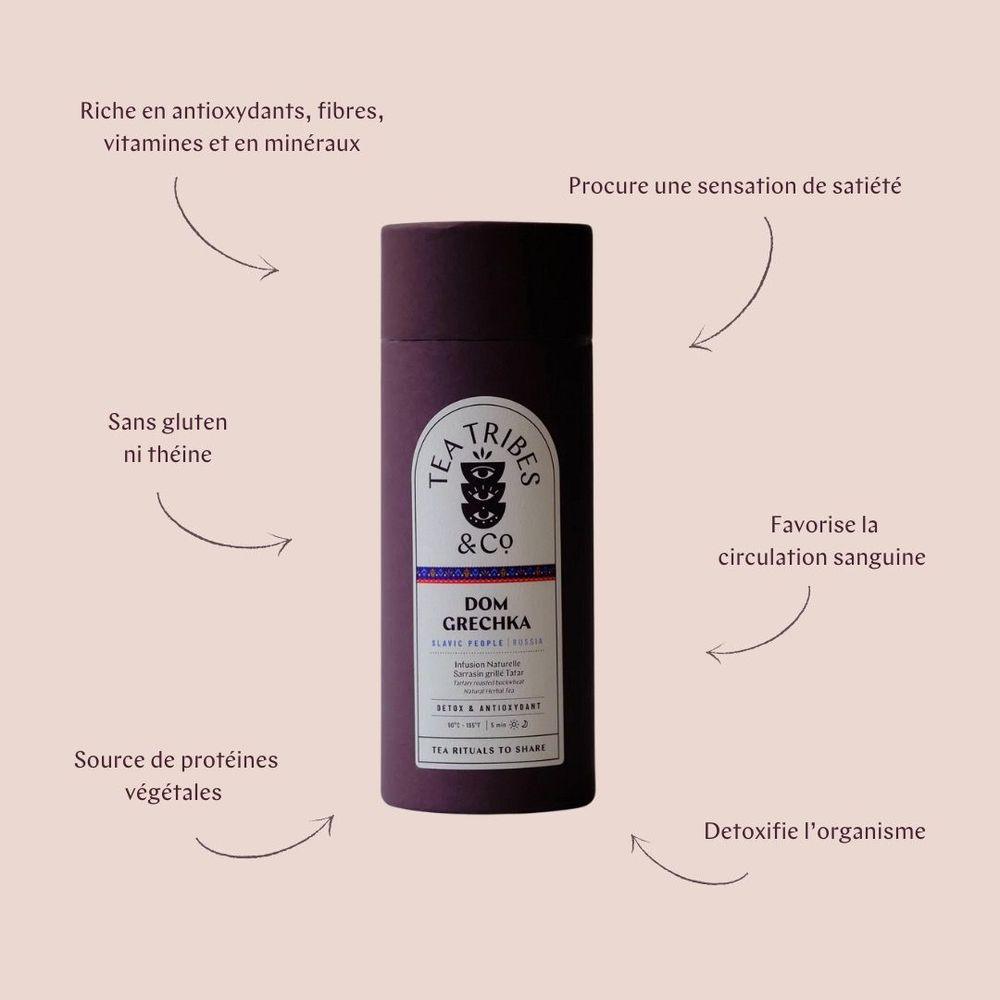 Café et thé - DOM GRECHKA - Détox & Antioxydant - TEA TRIBES & CO.