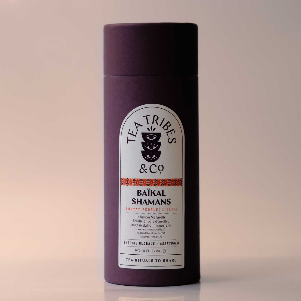 Café et thé - BAÏKAL SHAMANS - Plantes adaptogènes ; Énergie globale - TEA TRIBES & CO.