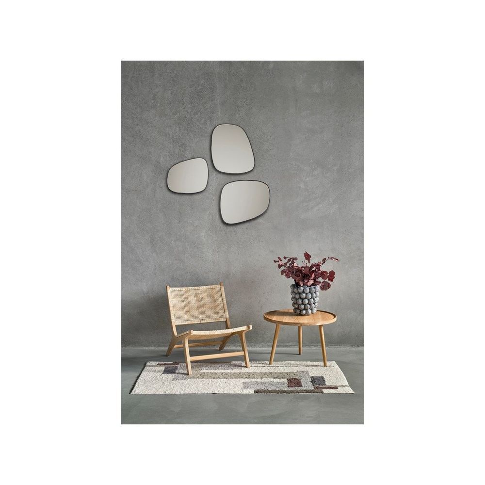 Miroirs - Mirror Venja 34x40 cm Black Iron/Mirror - VILLA COLLECTION DENMARK