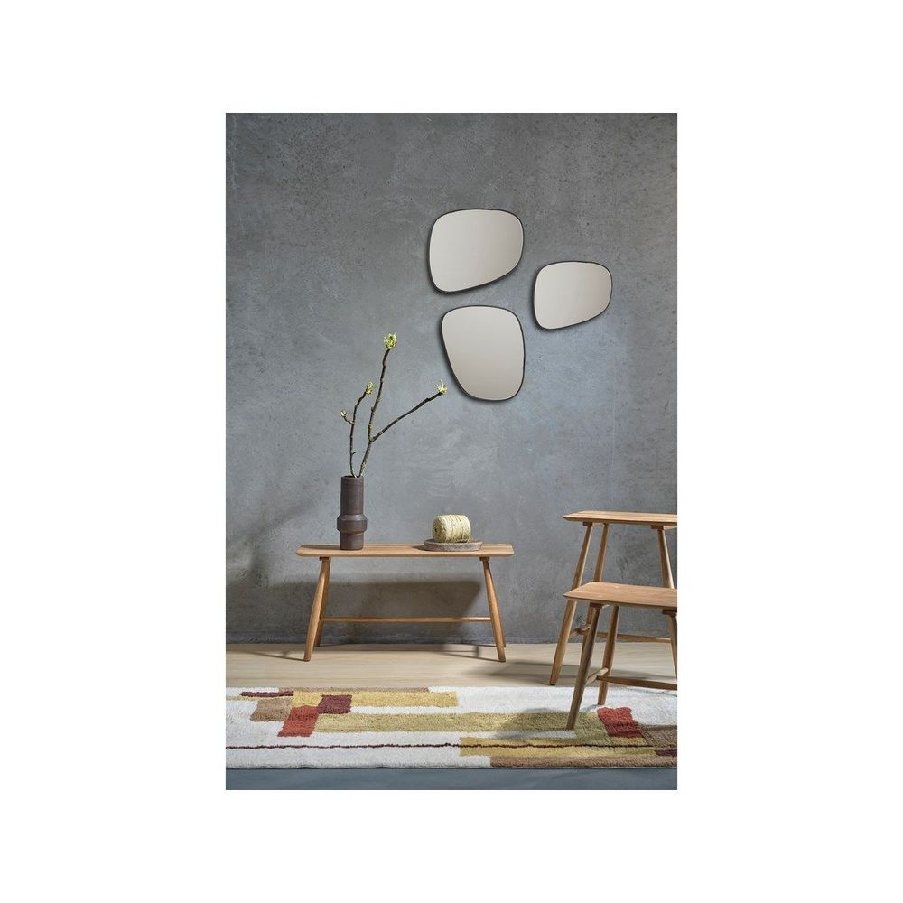 Miroirs - Mirror Venja 34x40 cm Black Iron/Mirror - VILLA COLLECTION DENMARK