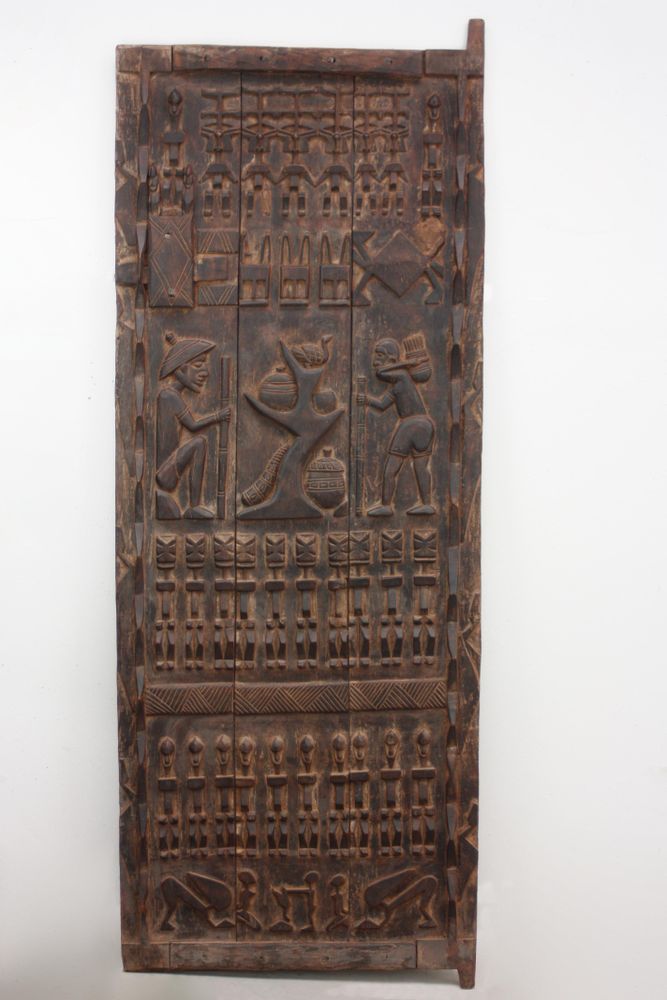 Sculptures, statuettes et miniatures - Porte Dogon sculptée à la main - CISSE DECO & DESIGN