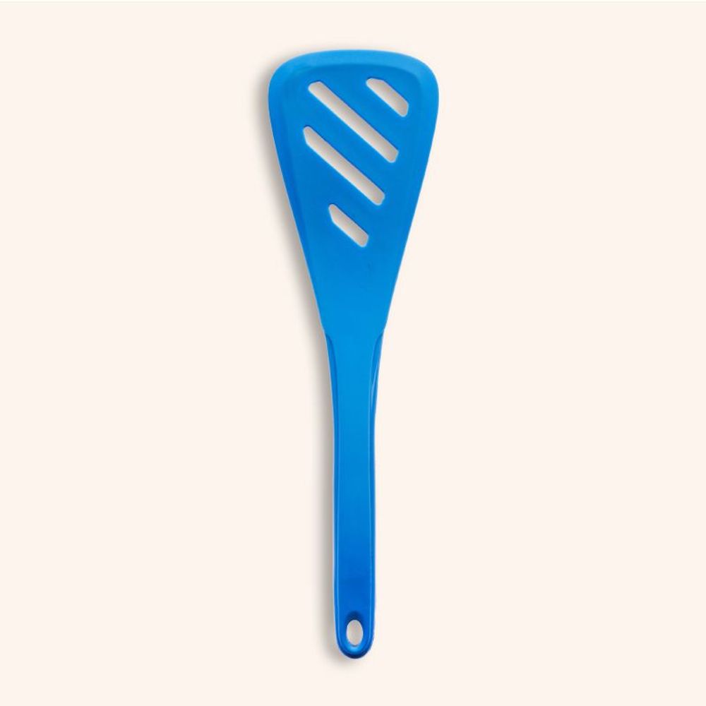 Kitchen utensils - Perforated silicone spatula and turner — Kochblume - COOKJENY
