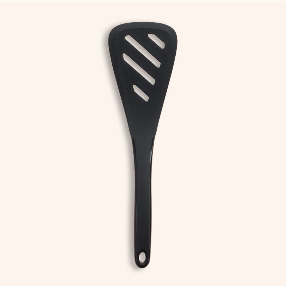 Kitchen utensils - Perforated silicone spatula and turner — Kochblume - COOKJENY