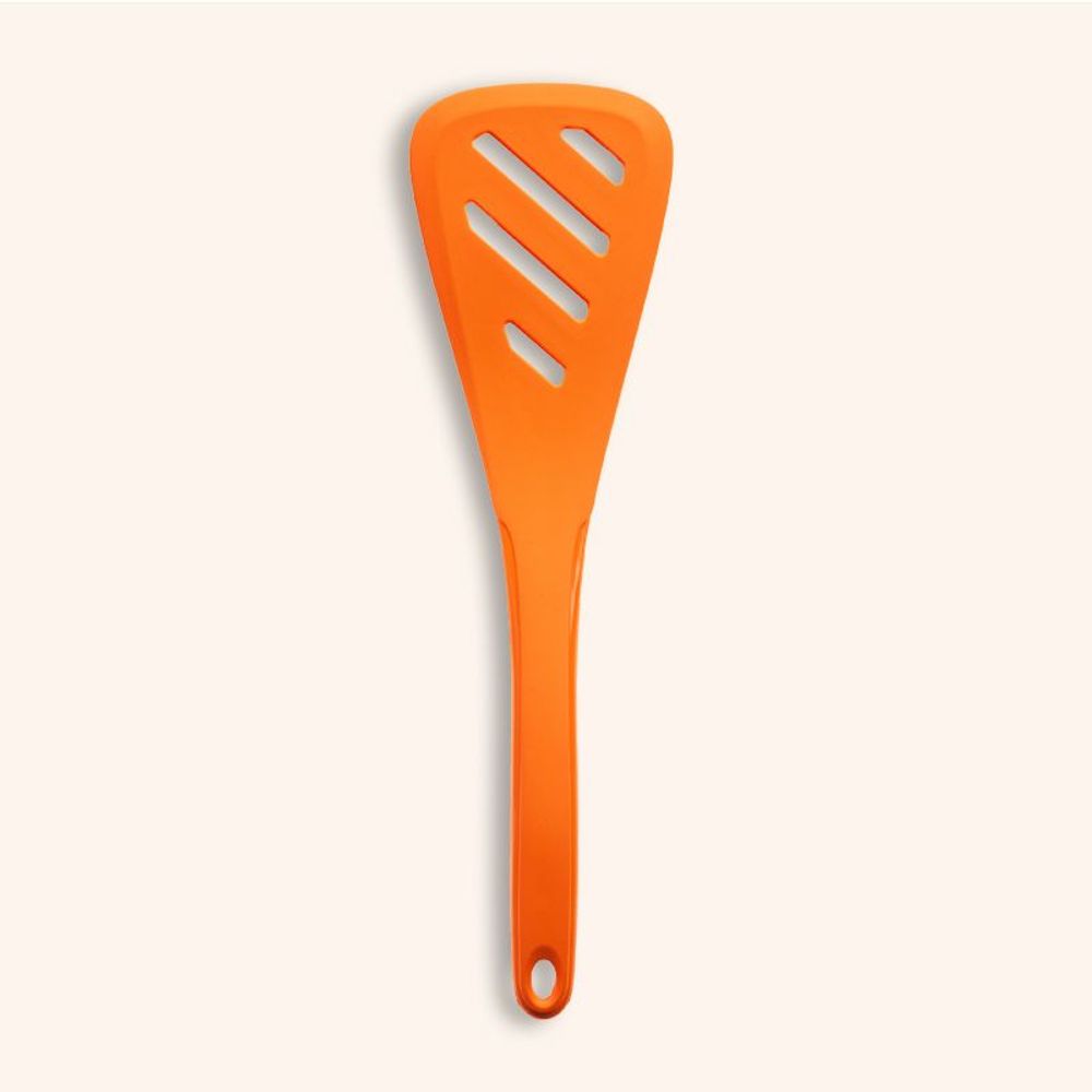 Kitchen utensils - Perforated silicone spatula and turner — Kochblume - COOKJENY