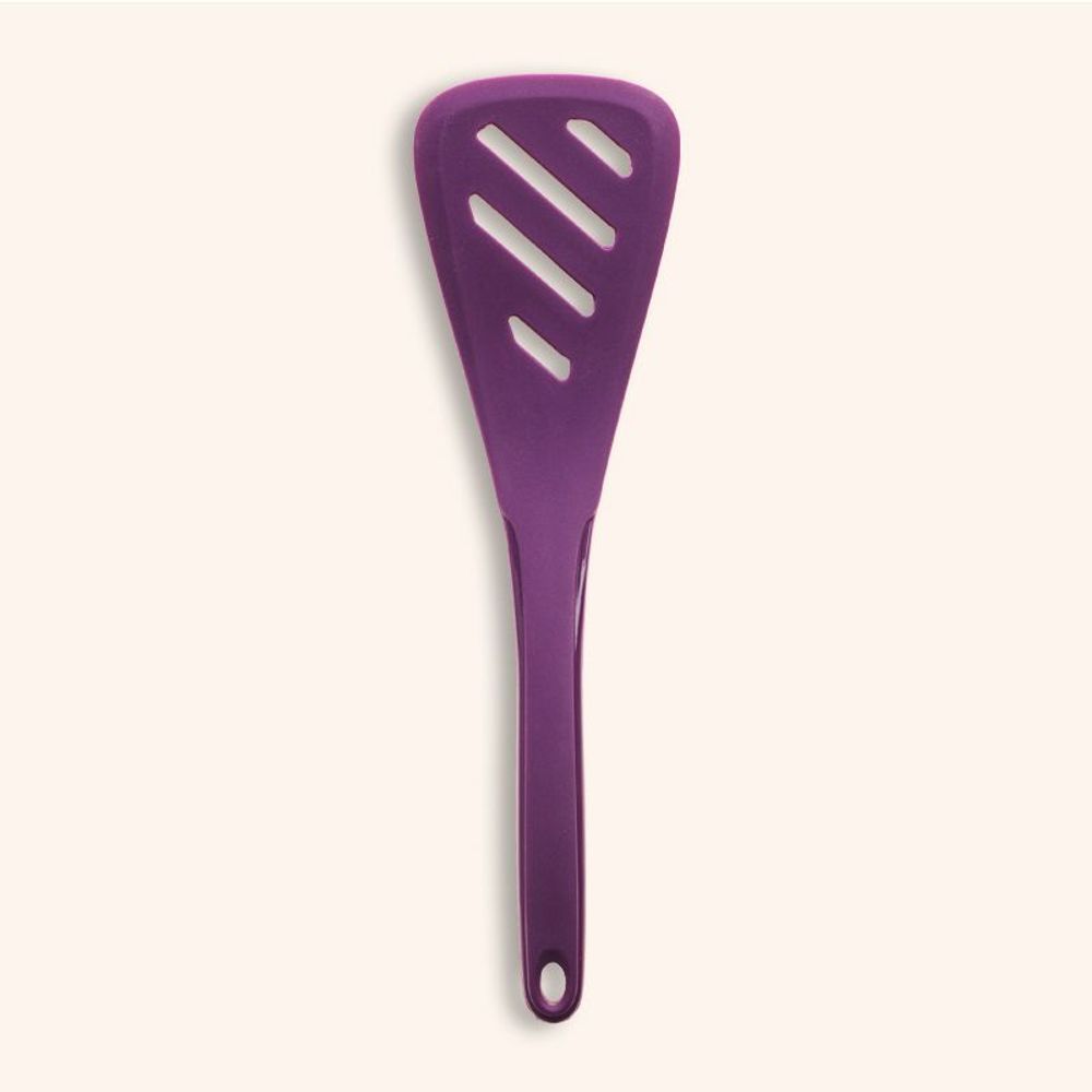 Kitchen utensils - Perforated silicone spatula and turner — Kochblume - COOKJENY
