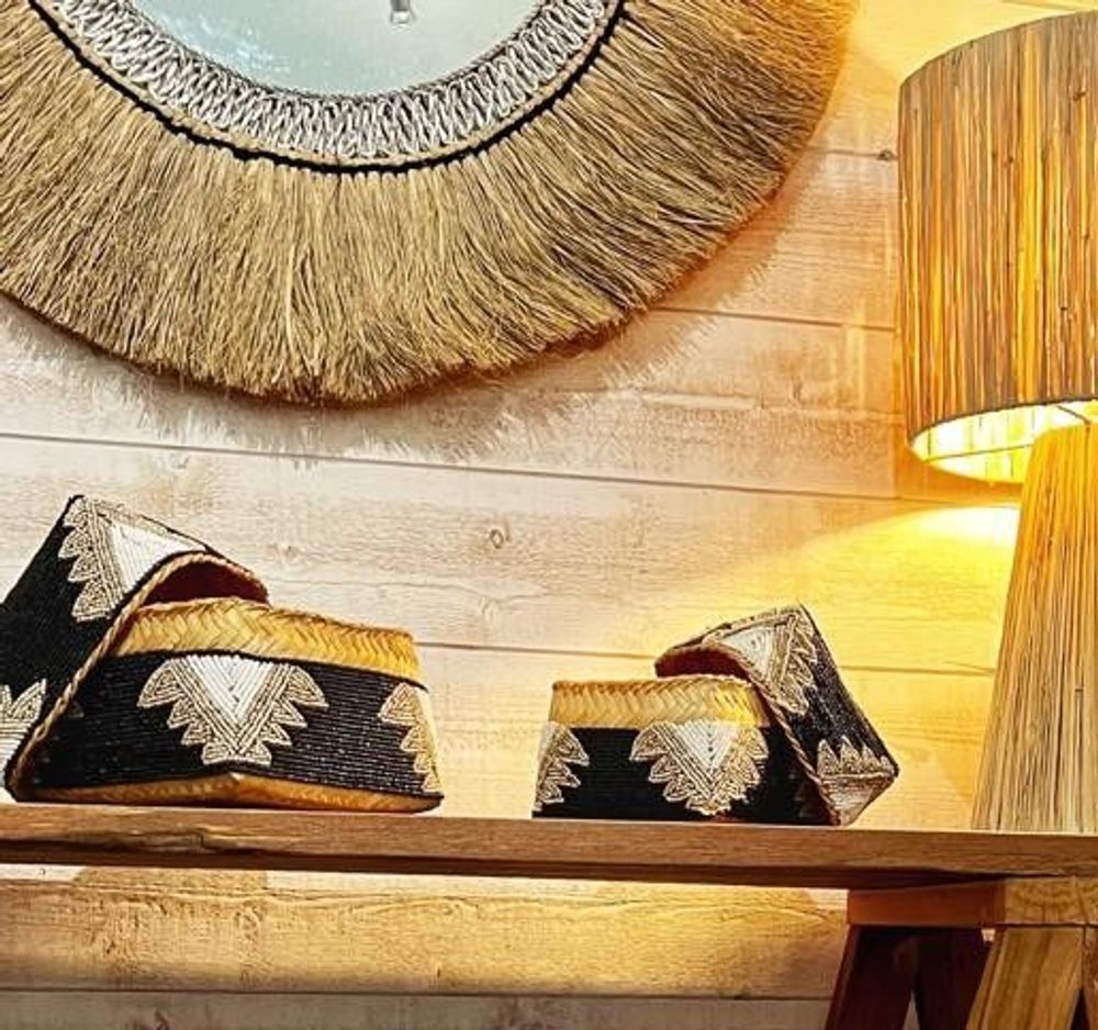 Rangements pour salle de bain - Boites à bijoux (Bali) BOS2 - Set de 3 - BALINAISA