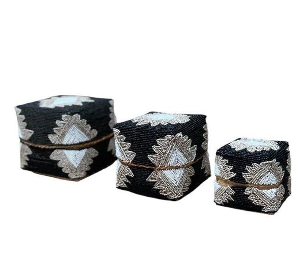 Rangements pour salle de bain - Boites à bijoux (Bali) BOS2 - Set de 3 - BALINAISA