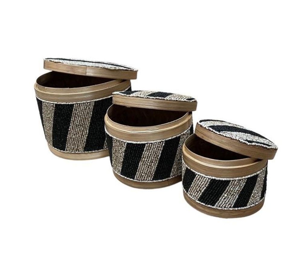 Bathroom storage - Jewelry Boxes (Bali) BOS16 - Set of 3 - BALINAISA