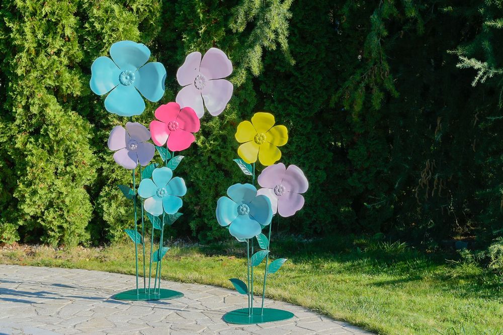 Floral decoration - Decorative Metal Flowers - IRONEX GARDEN
